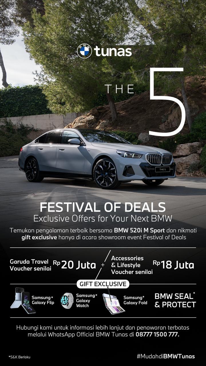 Promo Spesial BMW Seri 5 - Sedan Eksekutif Elegan BMW Seri 5 sedan eksekutif elegan dalam promo spesial dengan diskon dan fasilitas tambahan